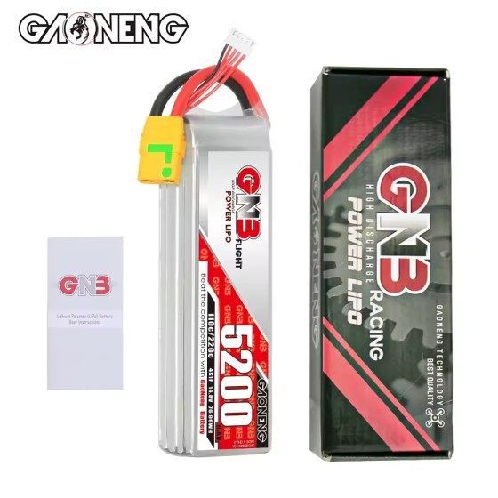 Hot Sales GAONENG GNB 5200mah 4S 14.8V 110C 220C XT90 Anti Battery RC Car Boat Drone Accessories